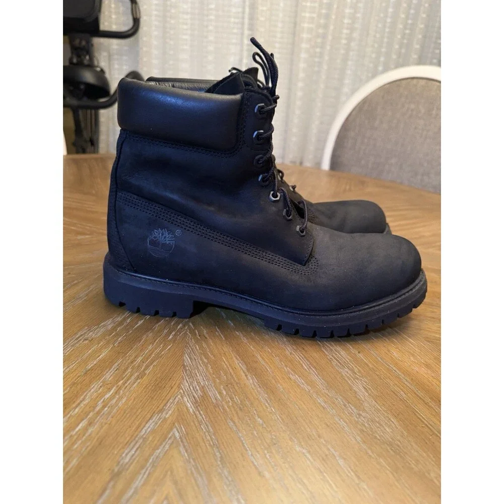 Timberland 10073 Men’s 10M 6” Premium Work Boots - Black - Nice Find!